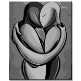 Painting by Numbers Chiaroscuro of Love Art i